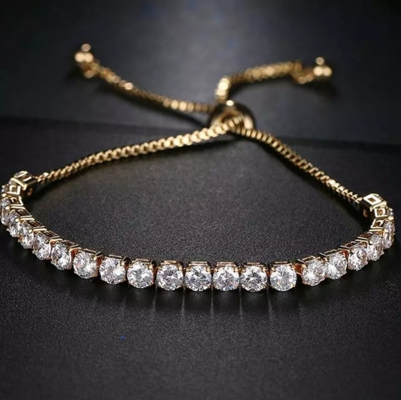 Jewelry - Flash sale CZ ROSE GOLD bolo CZ AAA tennis bracelet